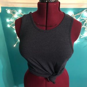 Navy Blue Tank Top/Beach Coverup